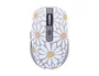 TNB FLOWER Ratón inalámbrico recargable con modo dual Bluetooth y USB-A