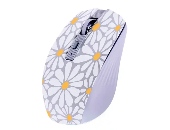 TNB FLOWER Ratón inalámbrico recargable con modo dual Bluetooth y USB-A