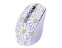 TNB FLOWER Ratón inalámbrico recargable con modo dual Bluetooth y USB-A