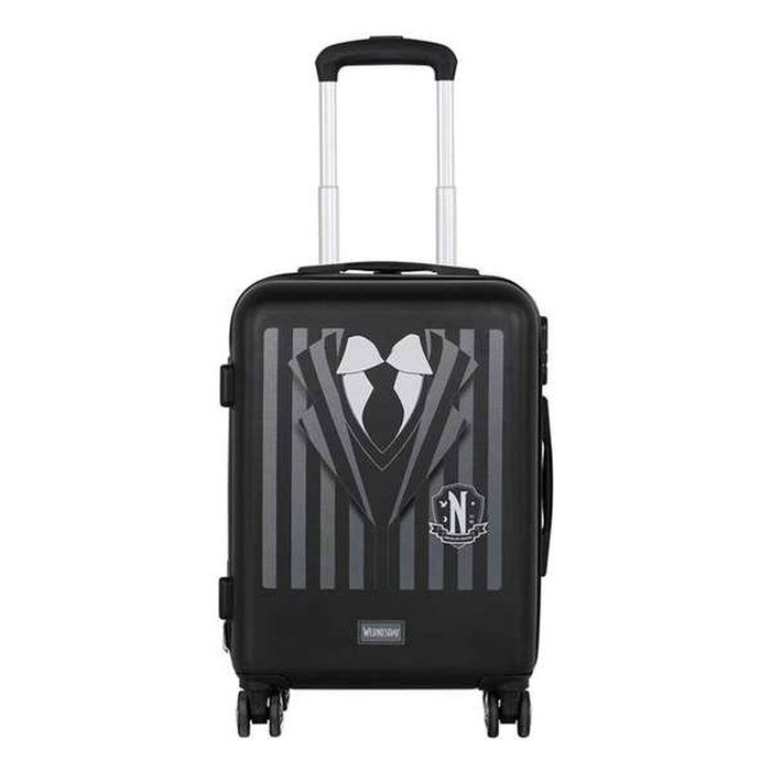 Karactermania Maleta de Cabina Miércoles ABS 4 Ruedas Negro Karactermania Maleta de Cabina Miércoles ABS 4 Ruedas Negro