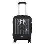 Karactermania Maleta de Cabina Miércoles ABS 4 Ruedas Negro