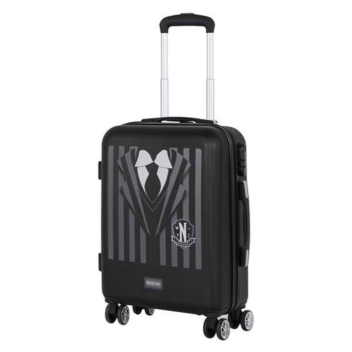 Karactermania Maleta de Cabina Miércoles ABS 4 Ruedas Negro Karactermania Maleta de Cabina Miércoles ABS 4 Ruedas Negro