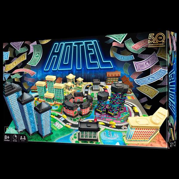 Asmodee Juego Hotel Juego de Mesa para Niños y Adultos a partir de 8 años