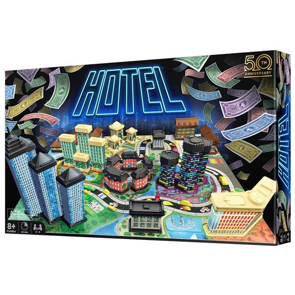 Asmodee Juego Hotel Juego de Mesa para Niños y Adultos a partir de 8 años