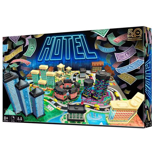 Asmodee Juego Hotel Juego de Mesa para Niños y Adultos a partir de 8 años