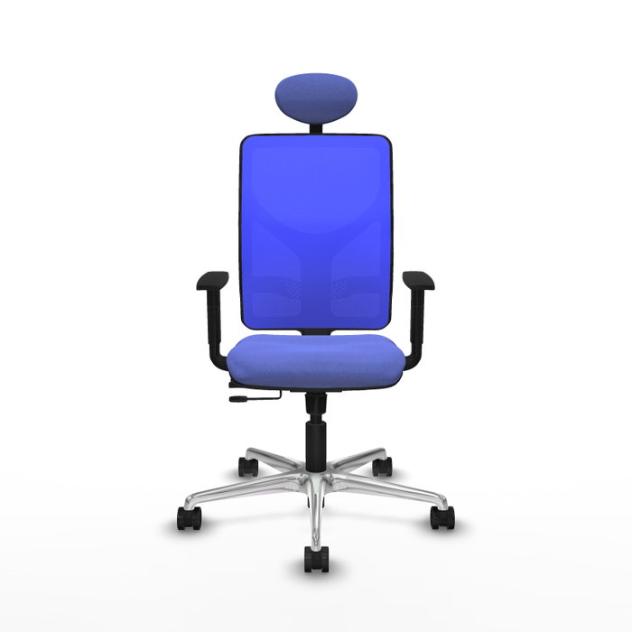 PIQUERAS Y CRESPO Silla de oficina Motilla Azul con mecanismo Sincro/Traslack PIQUERAS Y CRESPO Silla de oficina Motilla Azul con mecanismo Sincro/Traslack