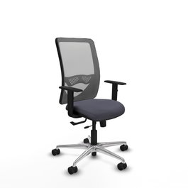 PIQUERAS Y CRESPO Silla de oficina Zulema con mecanismo Sincro/Traslack, Gris
