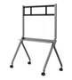 MAXHUB ST41B Soporte para Monitor de Piso con Ruedas, Ajuste de Altura Manual, para Pantallas de 55" hasta 86" (2,18m), Carga 100 kg, Gris