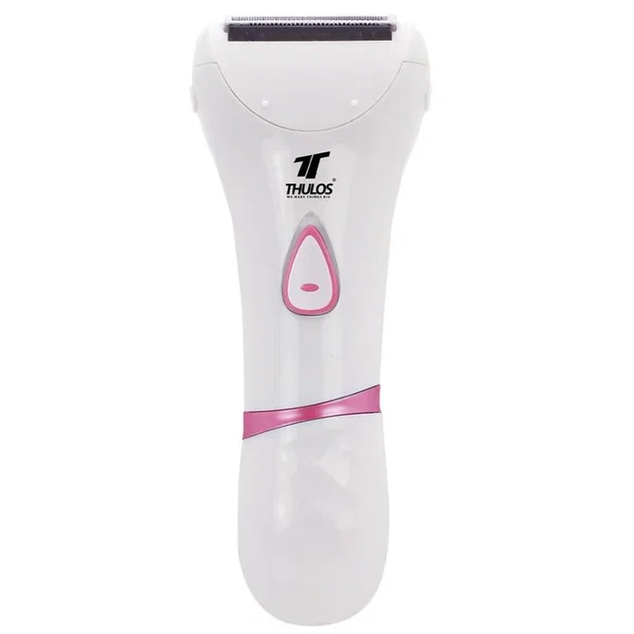 Thulos Depiladora TH-BY12 - Cabezal extraíble, peine guía, 6500-7500 rpm, incluye cepillo de limpieza, baterías no incluidas