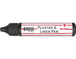 Kreul PLUSTER & LINER PEN efecto 3D negro 29ml
