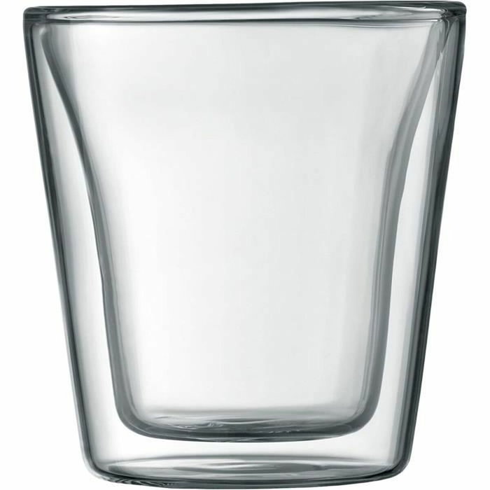 Bodum Juego de 2 vasos Cantimplora Doble pared Transparente 0,1 l Bodum Juego de 2 vasos Cantimplora Doble pared Transparente 0,1 l