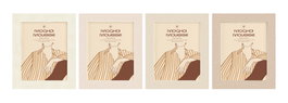 DKD Home Decor Set de 12 Marcos de Fotos Mocha Mouse 26x31x1,7 cm