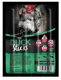 Alpha Spirit Barritas para Perros Pato 16x4Uds