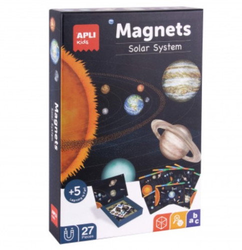 APLI Juego Magnético Sistema Solar 27 Piezas
