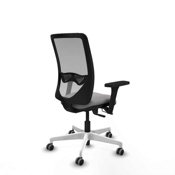 PIQUERAS Y CRESPO Silla de oficina Zulema con mecanismo Sincro/Traslack y Brazos 3D Gris