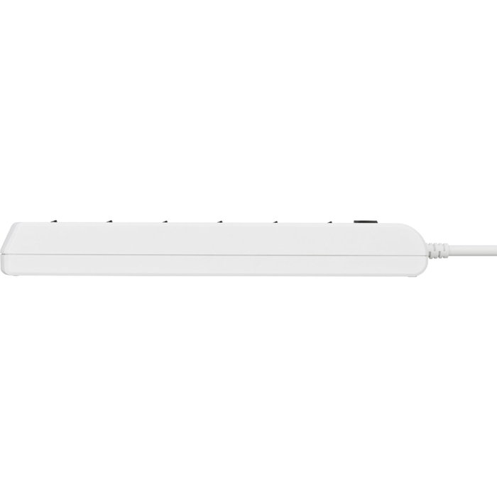 Brennenstuhl Socket Line Regleta de 6 tomas con interruptor, 2m