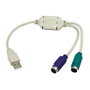LogiLink Adaptador USB a PS/2 2x