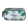 Trick FAN 2.2 Estuche Portatodo Ocean Disney Lilo y Stitch, Azul, Ripstop, 3 Compartimentos