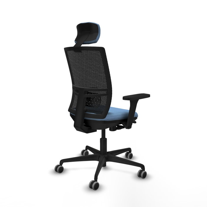 PIQUERAS Y CRESPO Silla de oficina Yunquera Azul cielo y Negro PIQUERAS Y CRESPO Silla de oficina Yunquera Azul cielo y Negro