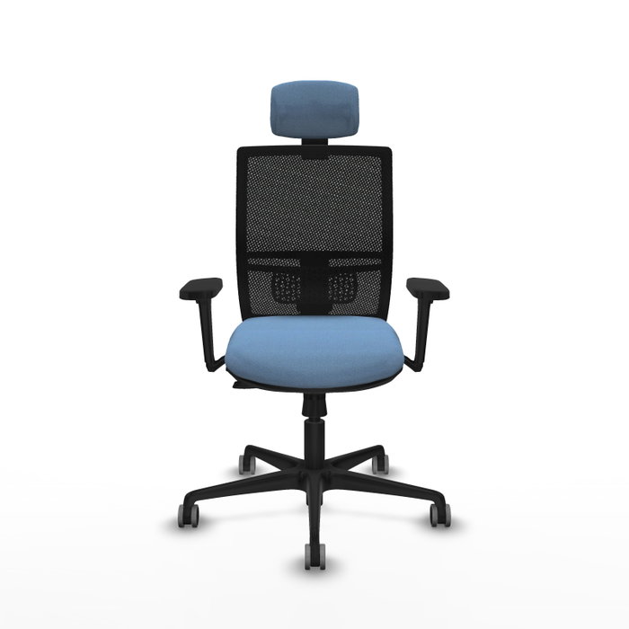 PIQUERAS Y CRESPO Silla de oficina Yunquera Azul cielo y Negro PIQUERAS Y CRESPO Silla de oficina Yunquera Azul cielo y Negro