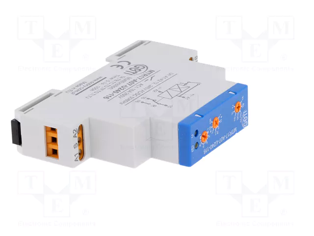 DOBRY CZAS MTR Relé de tiempo 1s÷100h SPDT 250VAC/16A 12÷240VAC