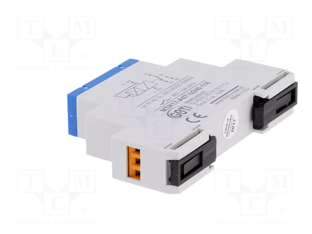 DOBRY CZAS MTR Relé de tiempo 1s÷100h SPDT 250VAC/16A 12÷240VAC