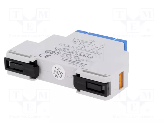 DOBRY CZAS MTR Relé de tiempo 1s÷100h SPDT 250VAC/16A 12÷240VAC