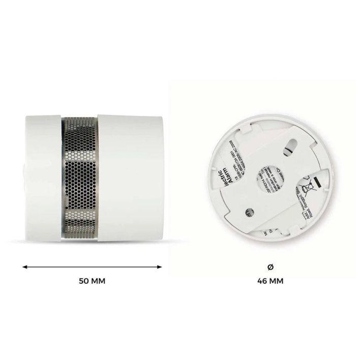 Alecto SD1020 Mini Detector de Humo Pack de 3