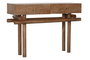 DKD Home Decor Consola de Mango Natural con 2 Cajones