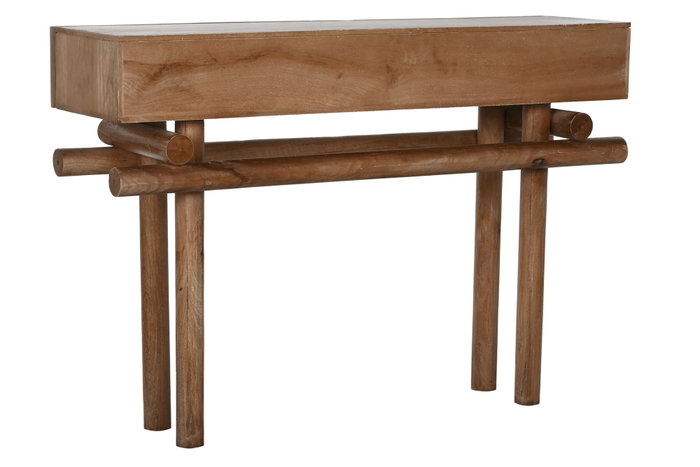 DKD Home Decor Consola de Mango Natural con 2 Cajones