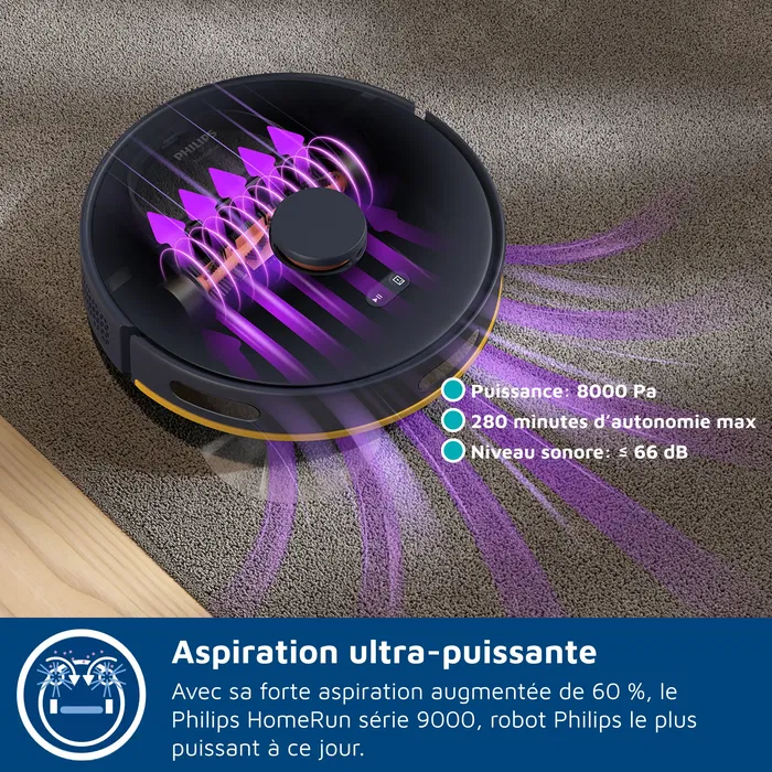 Philips Aspiradora robot XU2000/15 - Potencia 6000 Pa - Navegación láser