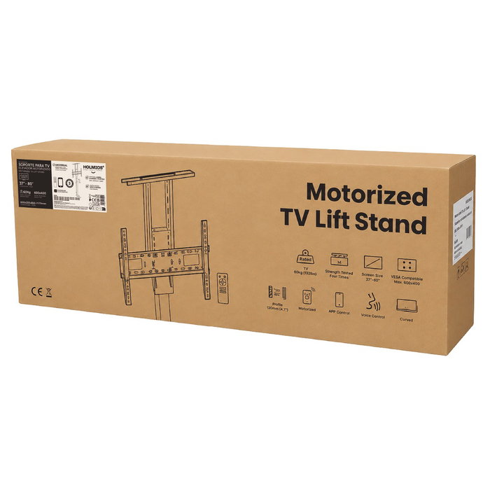 Holmios Soporte elevador motorizado inteligente para TV 37-80 pulgadas