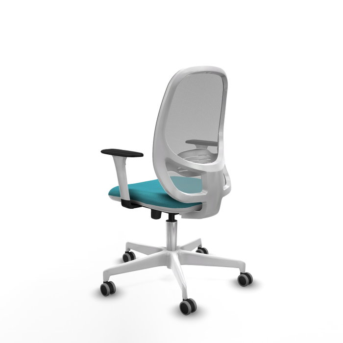 PIQUERAS Y CRESPO Silla de oficina Cilanco Turquesa y Gris PIQUERAS Y CRESPO Silla de oficina Cilanco Turquesa y Gris
