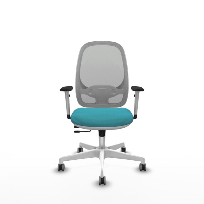 PIQUERAS Y CRESPO Silla de oficina Cilanco Turquesa y Gris PIQUERAS Y CRESPO Silla de oficina Cilanco Turquesa y Gris