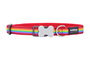 Red Dingo Collar Rainbow 20 mm X 31-47 cm