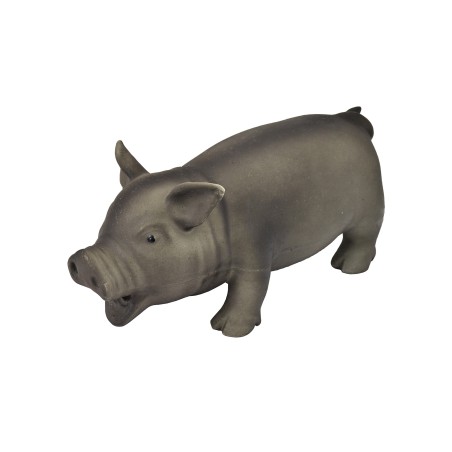Nayeco Cerdo de Látex para Perro, Juguete Masticable con Sonido, 21 cm (Set de 2)