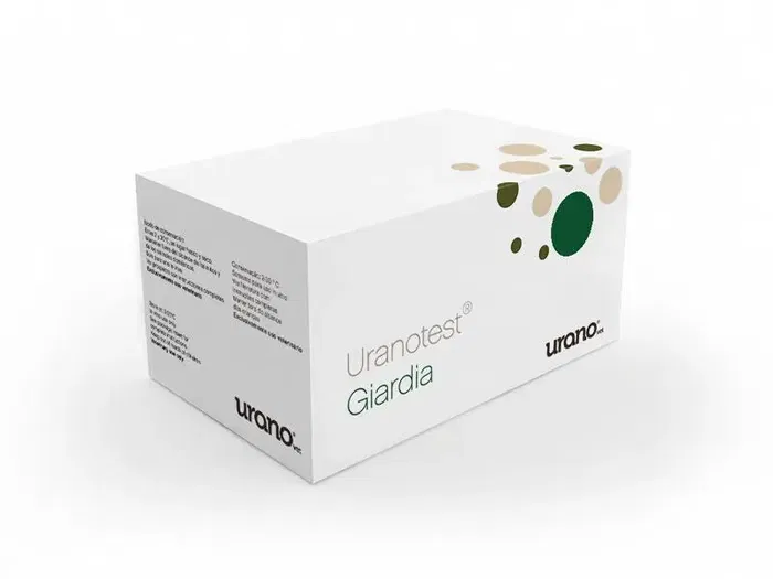 UranoVet Giardia 10 Test - Detección de antígeno de Giardia en heces UranoVet Giardia 10 Test - Detección de antígeno de Giardia en heces