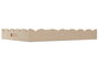 DKD Home Decor Bandeja de Lino y MDF Beige Tapizada
