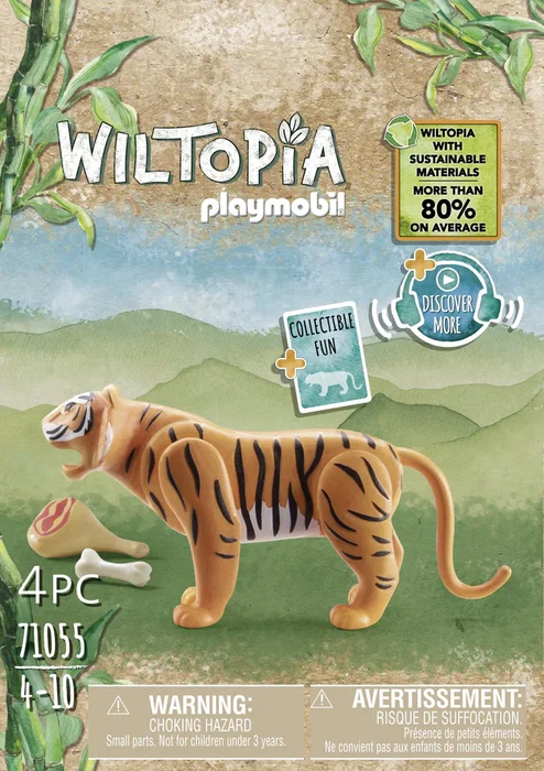 Playmobil 71055 Wiltopia Tigre Juguete Animales Figuras para Niños 4 Años