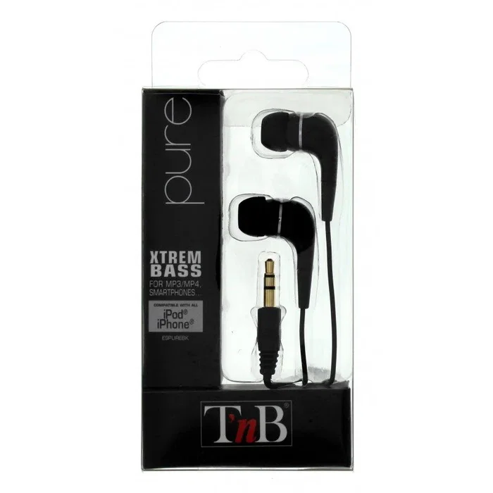 T'nb Tnb pure Auriculares estéreo intra-auriculares Negros T'nb Tnb pure Auriculares estéreo intra-auriculares Negros