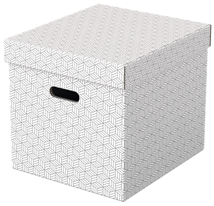 Esselte Pack de 3 Cajas de Almacenamiento Cúbicas Blancas 365x320x315 mm Esselte Pack de 3 Cajas de Almacenamiento Cúbicas Blancas 365x320x315 mm
