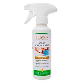 FLORA Spray Higienizante Ropa y Calzado 200 Ml con Alcohol y Aceites Esenciales
