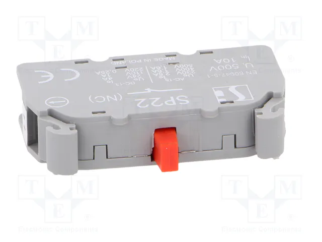 SPAMEL Bloques de Contactos SP22 para Placa Frontal