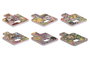 DKD Home Decor Imanes PS Abridor Dorado Surtido de 6