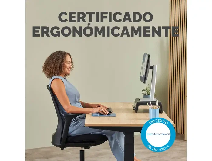 Fellowes Breyta Alfombrilla Ergonómica con Reposamuñecas Azul
