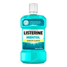 Listerine Enjuague Bucal Mentol Suave Zero 750 Ml
