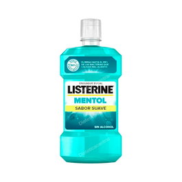 Listerine Enjuague Bucal Mentol Suave Zero 750 Ml