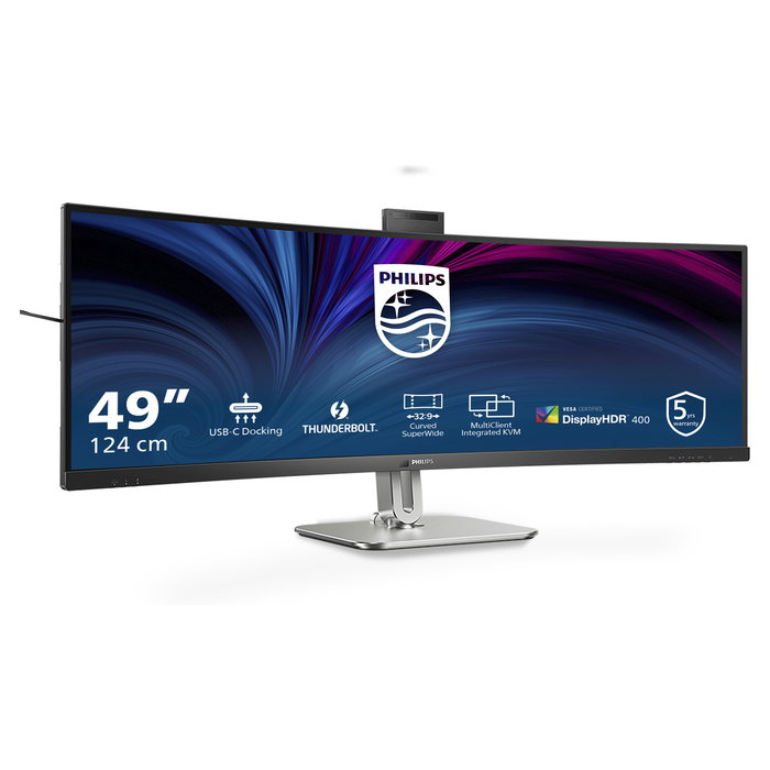 Philips 49B2U6903CH Monitor 48.8" (124.5 cm) Dual QHD 5120 x 1440 VA 32:9 Gris
