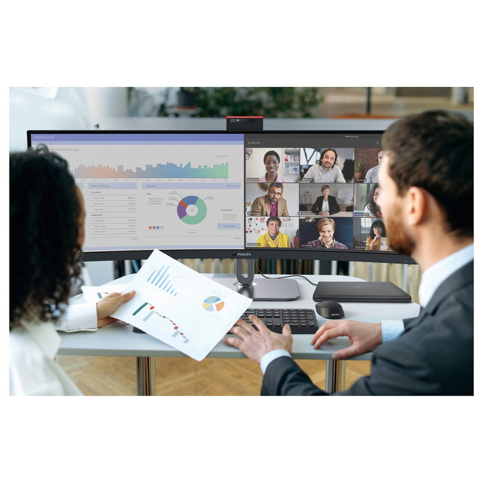 Philips 49B2U6903CH Monitor 48.8" (124.5 cm) Dual QHD 5120 x 1440 VA 32:9 Gris