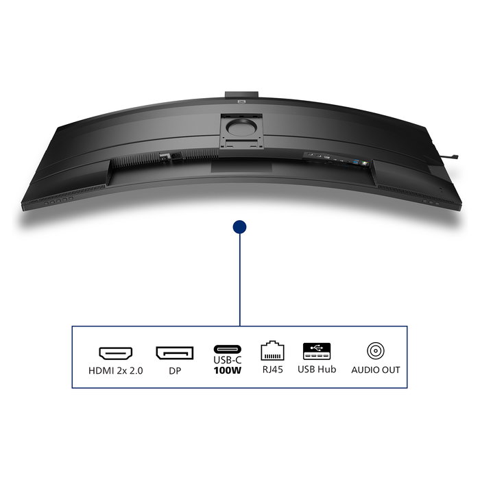 Philips 49B2U6903CH Monitor 48.8" (124.5 cm) Dual QHD 5120 x 1440 VA 32:9 Gris